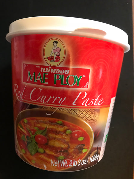 พริกแกงแดง แม่พลอย Red curry paste