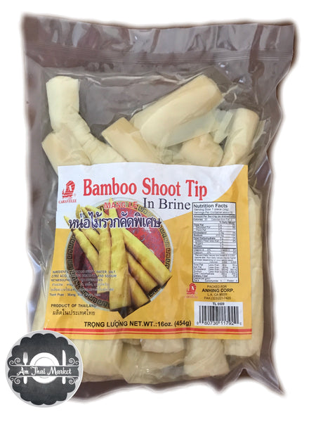 หน่อไม้รวกคัดพิเศษ Bamboo shoot tip in brine