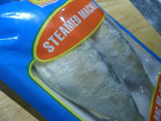 ปลาทูนึ่ง Steamed mackerel