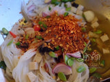 มักคัก ก้อยข้าวปุ้น Spicy Salad Set with Rice Noodle